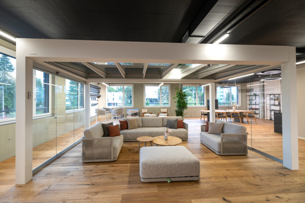 Showroom von UNIT Baudienste in Sempach